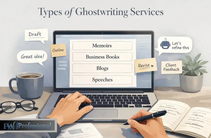 Types Of Ghostwriting Services: Which One Fits Your Project? Types Of Ghostwriting Services